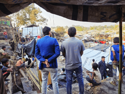 Helping vulnerable families affected by displacement, flooding, fires and other emergencies